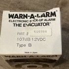 Nos Warn-a-larm Electronic Back-up Alarm 107db 12vdc Type B