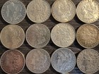 Mixed Roll Silver Morgan And Peace Dollars 20 Coins Circulated