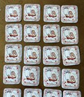 Vintage Stickers Mixed Lot Christmas-baby-flags Scrapbook-1d