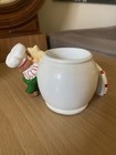 Christmas Yankee Candle Elf Stealing Cookie Out Of Jar Votive Candle Holder 2012