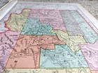 Arizona Vintage Original Antique State Map Rand Mcnally 1899 14  X 21 5 