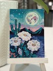 Aceo Print Limited Edition Painting Signed Vibrant Landscape Art Shaped by sykes
