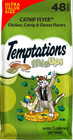 Temptations Mixups Catnip Fever Flavor Soft   Crunchy Cat Treats  3x48-oz Bag