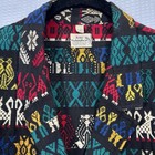 Vintage Artes Guatemaltecas Hand Woven Blazer Size L Geometric Pattern