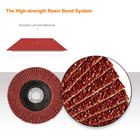 20pcs Ceramic Flap Disc 115mm High Performance Grinding Wheel 80 Grit For Metal