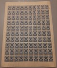 Montenegro Gaeta 1921 Postage Due Stamp Value 25p  Sheet Of 100  Mnh