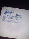 Postcard  Weisel s Milwaukee Delicacies Vintage  Uncirculated Sleeved