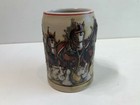 Budweiser 1991 Stein World Famous Clydesdales Horses   Wagon  Cs161  5 1 2  Tall