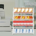 4 Tiers Retail Candy Display Rack Snack Organizer Snack Shelf For Countertop