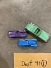 Lot Of 3 Midgetoy Green Convertible  Blue Vintage Cruiser And Purple Future Car