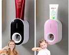 Wall-mounted Automatic Toothpaste Dispenser     Hands-free Squeezer Holder