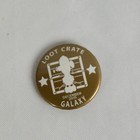 Loot Crate December 2015 Galaxy Pin Firefly Serenity Ship Button Badge Gold