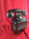 Vintage Leich Bakelite Beehive Wall Phone   See Pics