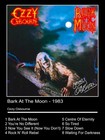 18 x24  Ozzy Osbourne Bark At The Moon Poster Print