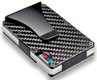 Men s Rfid Blocking Money Clip Minimalist Slim Card Holder