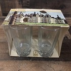 Vintage Anchor Hocking Crown Point Beverage Glasses Set Of 4 Water Iced Tea Gift
