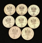Lot Of Eight Commemorative Coins Of Poland - Historic Polish Navy Ships  unc 