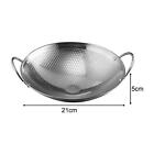 Round Bottom Wok Nonstick Skillet Pot Frying Pan For