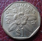 1995 Singapore 1 Dollar In Ef Condition