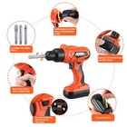 48pcs Kids Tool Set Toy Drill Construction Toolbox Stem Educational Pretend Play