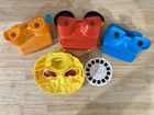 Working Vintage View Master Lot Mickey Mouse Big Bird Flintstones Reel Lot -read