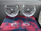 Waterford Lucerne Balloon Wine Glass 8  Heavy Cut Crystal Mint