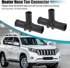 2 Pcs Heater Hose Tee Connector For Land Cruiser 1992-2007 For Sequoia 2001-2007