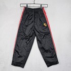 Vtg Porsche Pants Kids Boys 8 20x18 Track Pants Windbreaker Pull On Drawstring