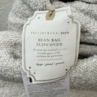 Pottery Barn Teen Large Chunky Boucl   Ivory Bean Bag Chair Slipcover Only 41 