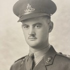Original Ww2 Canada Rca Royal Canadian Artillery Officer Photo 9 5   x7 Soldier