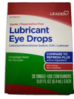 Eye Drops For Dry Eyes Lubricant 2boxes each0 01oz 30 Single Use Containers