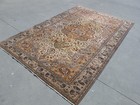Antique Traditional Rug 6x10 Large Floral Turkish Rug 6 4x9 6 Muted Distressed
