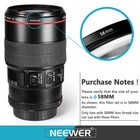 Neewer 58mm Professional Uv Cpl Fld Lens Filter And Nd Neutral Density Filter