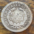 1853-o Arrows Liberty Seated Half Dime Nice Original Good Chrc
