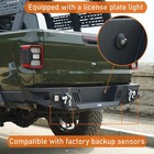 Gladiator Jt Rear Bumper W d-ring   Led Lights Compatible For Jeep Gladiator Jt