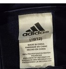 Adidas Track Jacket Youth 10-12 Full Zip Athletic Wear Sweater Navy White Euc