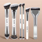 6pcs Professional   Beginner Makeup Brush Set With Kabuki Brush