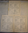 Lot Of 3 Antique 1906  princess Beggar  Sheet Music Covers - Miss Paula Edwards