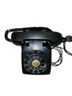 Vintage Western Electric 500 Bell System Black Rotary Telephone With Cord Untest