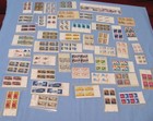 Personally Collected Lot Of Us Plate Block Stamps 125 Plate Blocks 1950s -1980s