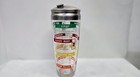 Vintage Barware Cocktail Martini Shaker Glass Metal Lid Mcm 10 