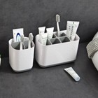 Detachable Toothbrush Stand Holder Toothpaste Stand Holder Bathroom Storage Box