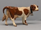 Htf Retired Hagen Renaker Specialty Guernsey Cow With Bell Or Without Bell