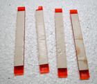 Vintage Sae A73 Polaris Snowmobile   Atv Side Marker Reflector Red Nos Glue Tape