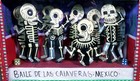 Day Of The Dead Dance Of Skeletons Shadow Box Retablo Handmade Mexican Folk Art
