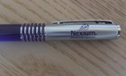 Nexium Pen  Pharmaceutical Drug Rep Item  Heavy Metal Collectible  Purple silver