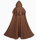 Unisex Medieval Hooded Cloak Renaissance Cape Halloween Cosplay Costume 5 Colors