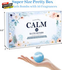 Bath Bombs Gift Set  50 Pcs Natural Essential Oils Bath Bombs For Women  Kids       