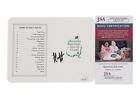 Augusta National Golf Club Masters Scorecard Autographed By Mike Cowan  jsa Coa 