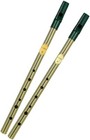 Feadog Brass Irish Tin Whistle Set Of 2 Key D And C Small Flute Made In Ireland